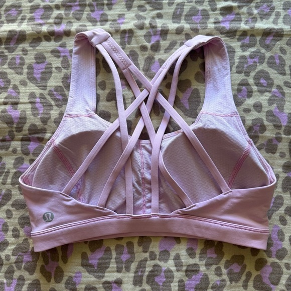 Lululemon Free To Be Serene Bra *C/D cup 🌸 Cherry Blossom Pink - Picture 4 of 10